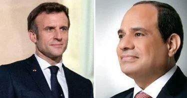 الرئيس السيسي ونظيره الفرنسي يحذران من خطورة انزلاق المنطقة إلى حالة من عدم الاستقرار