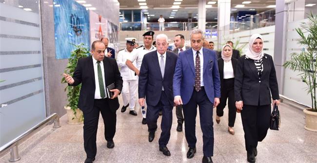 محافظ جنوب سيناء يستقبل وزير العمل في مطار شرم الشيخ 