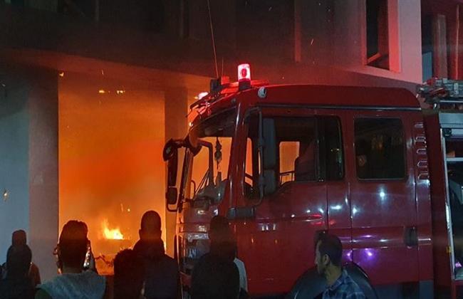 إخماد حريق مخزن أدوية فى جاردن سيتى