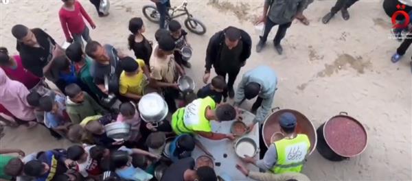 "القاهرة الإخبارية" تعرض تقريرًا تليفزيونيًا عن المجاعة في شمال قطاع غزة