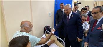   مستشفيات جامعة المنيا تستقبل 14 فلسطينيا من مصابي غزة