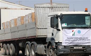   الأردن يسير قافلة مساعدات جديدة مكونة من 115 شاحنة إلى غزة