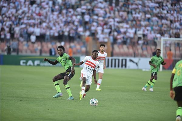 الكونفدرالية .. الزمالك يتقدم على دريمز الغاني 2-0 في الشوط الأول