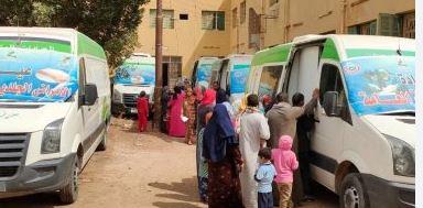 "تضامن الشرقية": فحص وعلاج 126 مريضا في قافلة طبية مجانية
