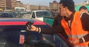 تحرير 1344 مخالفة تركيب الملصق الإلكتروني خلال 24 ساعة