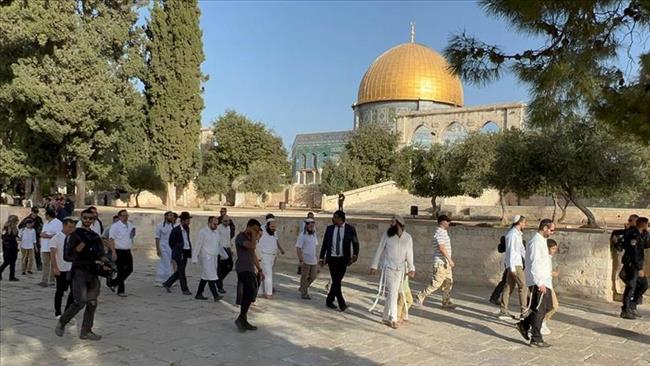 القدس : ارتفاع ملحوظ بأعداد المستوطنين المقتحمين للأقصى بعيد الفصح هذا العام
