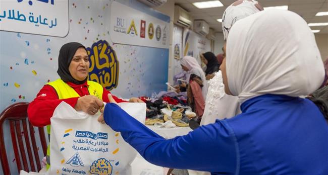 مبادرة "دكان الفرحة " من صندوق تحيا مصر تفتح أبوابها لطلاب جامعة بنها