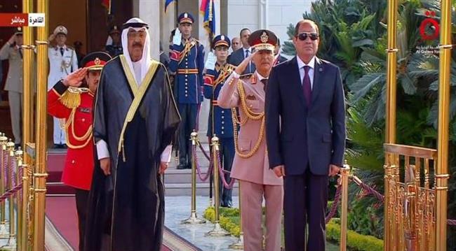 مؤتمر صحفي للرئيس السيسي وأمير الكويت بقصر الاتحادية.. بث مباشر