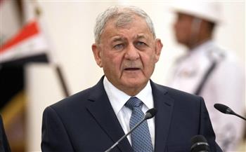   الرئيس العراقي يؤكد ضرورة التوصل لحل عادل وشامل للقضية الفلسطينية