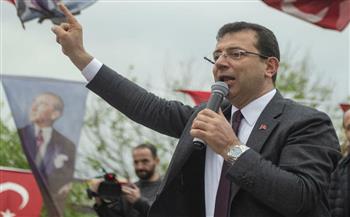   أكرم إمام أوغلو  يعلن الفوز في انتخابات بلدية إسطنبول