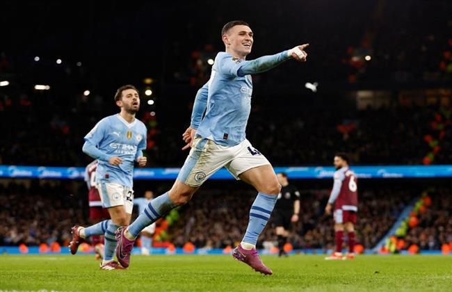 مانشستر سيتي يفوز على أستون فيلا 4-1 ويتصدر وصافة الدوري الإنجليزي الممتاز مؤقتا