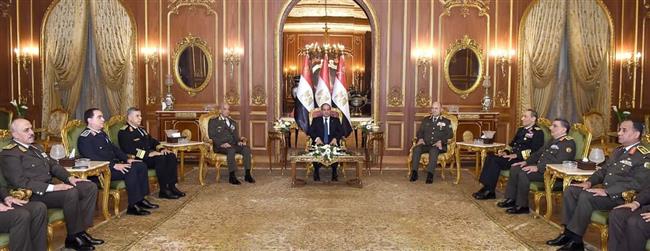 القوات المسلحة تهنئ القائد الأعلى بتولى فترة رئاسية جديدة