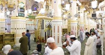   4700 معتكف بالمسجد النبوى فى العشر الأواخر من شهر رمضان المبارك