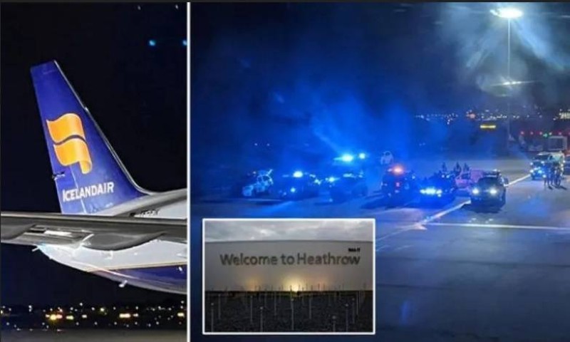 اصطدام طائرتين على المدرج في مطار هيثرو البريطاني