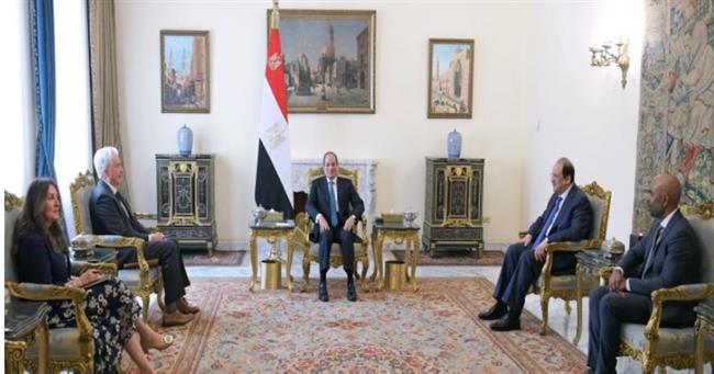 السيسي يحذر من خطورة الأوضاع الإنسانية التي تصل إلى حد المجاعة في قطاع غزة