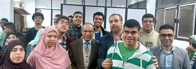 80 مشاركًا في حفل الإفطار الأول لمركز خدمات الطلاب ذوي الهمم بجامعة قناة السويس