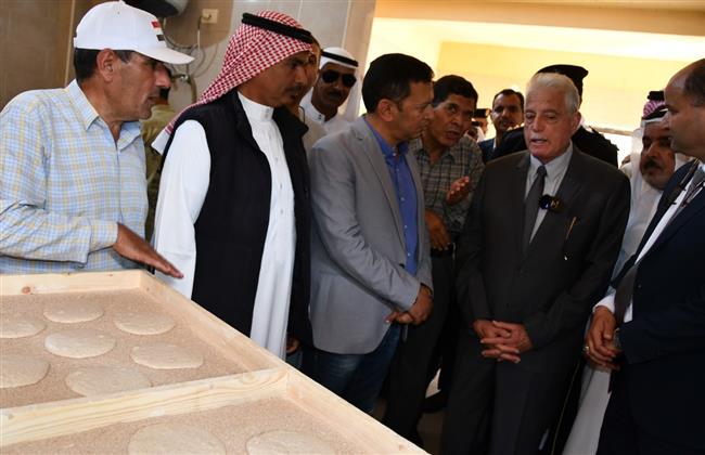 محافظ جنوب سيناء يفتتح مخبز خاص بإنتاج الخبز المدعم بـ مدينة دهب