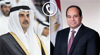   الرئيس السيسي يهنئ أمير دولة قطر بمناسبة حلول عيد الفطر المبارك