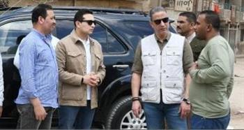 محافظ الفيوم يتفقد حالة النظافة العامة وموقف أبشواى