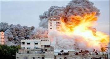   طائرات الاحتلال تقصف بلدة الزوايدة وسط قطاع غزة