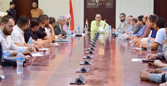 رئيس جهاز "أكتوبر الجديدة" يجتمع بممثلي الشركات المنفذة لـ "سكن لكل المصريين" لمتابعة الأعمال