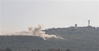   قصف مدفعي إسرائيلي يستهدف منطقة اللبونة في بلدة الناقورة جنوبي لبنان 