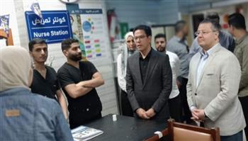   "الجيزاوى" يتفقد مستشفى بنها الجامعي للاطمئنان على انتظام الخدمات الطبية 