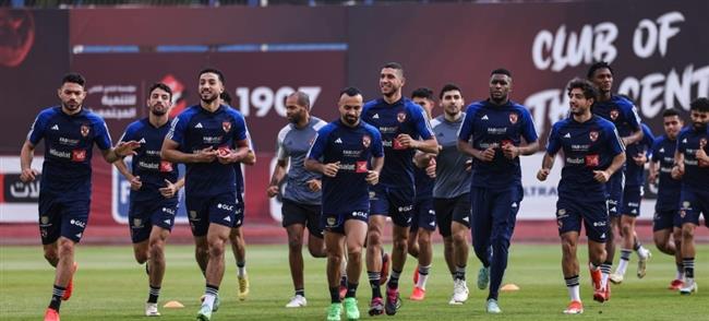 الأهلي يختتم استعداداته لمباراة بلدية المحلة