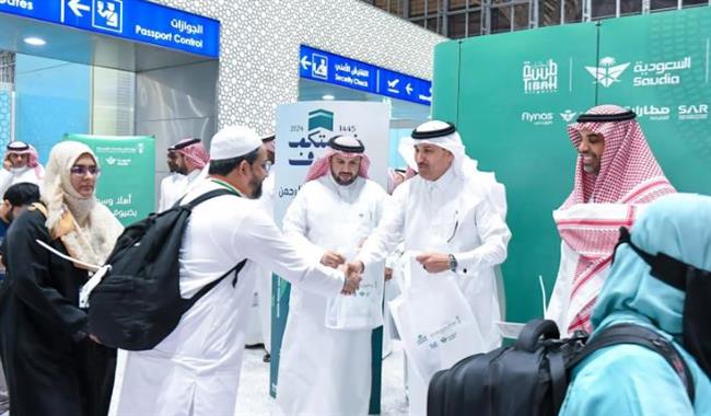 مطار الأمير محمد بن عبدالعزيز يستقبل أولى رحلات الحجاج من الهند
