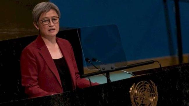 وزيرة خارجية أستراليا تلمح لإمكانية الاعتراف بدولة فلسطينية قبل الانتهاء من عملية السلام
