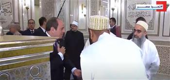   الرئيس السيسي يشكر سلطان البهرة على تطوير مساجد آل البيت في مصر