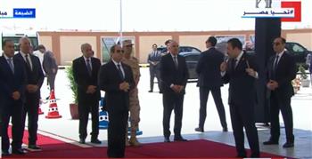   الرئيس السيسي يتفقد مشروع مستقبل مصر للتنمية المستدامة.. بث مباشر