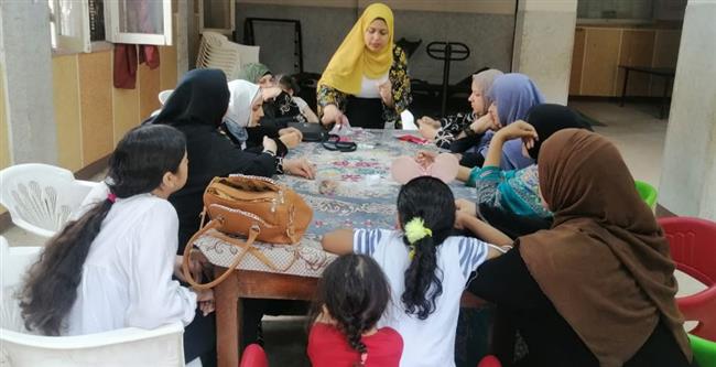 "شباب القليوبية" تنظم ورش عمل للتدريب على الحرف اليدوية 
