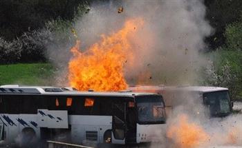   انفجار غامض لعشر حافلات يثير الذعر بين المواطنين ببولندا 