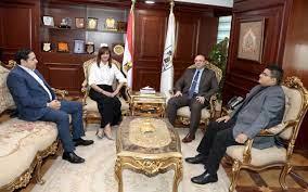محافظ بني سويف يستقبل وزيرة الهجرة في مستهل زيارتها للمدينة اليوم