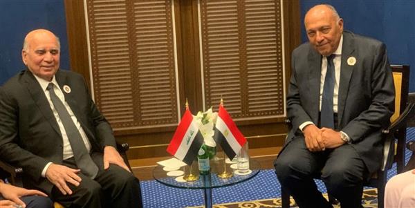 وزير الخارجية يؤكد موقف مصر الداعم لأمن واستقرار العراق