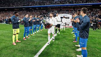 ريال مدريد يحتفل بلقب الليجا بخماسية نظيفة في مرمي ديبورتيفو الافيس