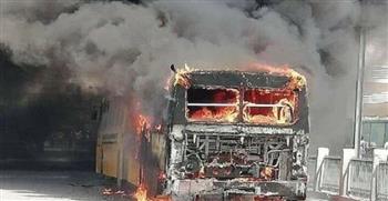   مصرع وإصابة 26 شخصًا جراء اندلاع حريق في حافلة بـ الهند