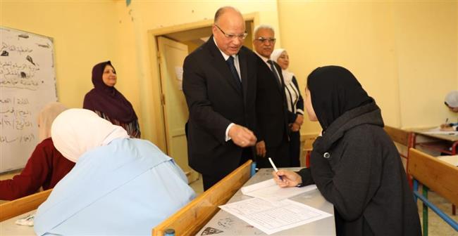 محافظ القاهرة: بدء امتحانات الشهادة الإعدادية بدون أي معوقات أو شكاوى