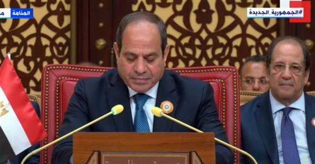 السيسي: التصعيد الإسرائيلي المتواصل في غزة يدفع إلى الفوضى والدمار