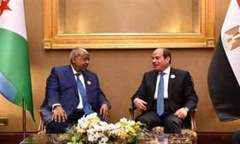   السيسي ورئيس جيبوتي يؤكدان أهمية حماية الأمن والاستقرار بمنطقة القرن الأفريقي