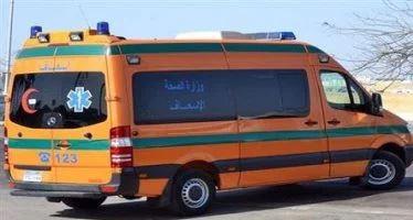 إصابة شخص صدمته سيارة أثناء عبوره للطريق فى البدرشين