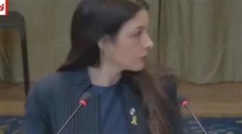   موقف مُحرج لممثلة إسرائيل على الهواء أمام محكمة العدل الدولية (فيديو)