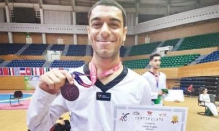 الأردني فهد عمار يتوج ببرونزية التايكوندو ببطولة آسيا لوزن تحت 87 كجم