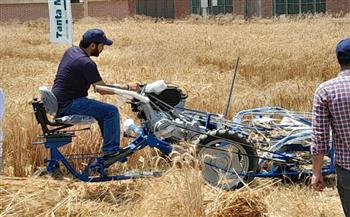   توزيع 70 ماكينة حصاد قمح على قرى محافظتي سوهاج والشرقية