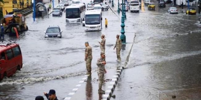 أمطار غزيرة تهطل على مدينة بلدوين بالصومال