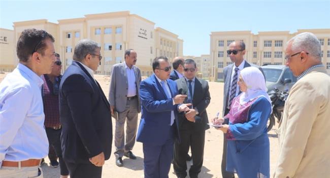 التعليم العالي والبحث العلمي ترسل وفداً هندسياً لمعاينة "مشروع إنشاء جامعة قنا التكنولوجية"