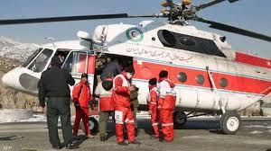   الهلال الأحمر الإيراني: إرسال 96 فريق إنقاذ إلى موقع تحطم طائرة رئيسي