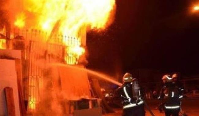 السيطرة على حريق بحوشين فى دار السلام بسوهاج