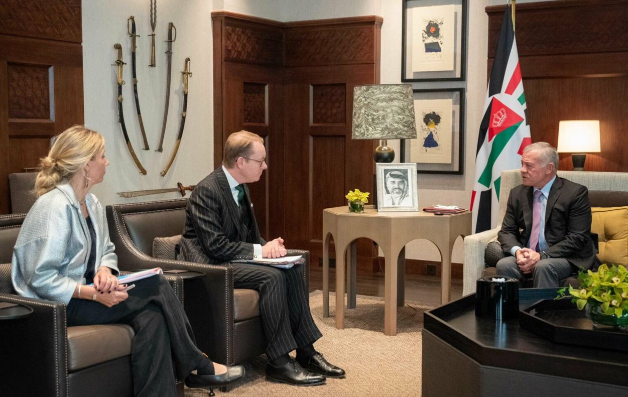 العاهل الأردني يحذر من عنف المستوطنون المتطرفون بحق الفلسطينيين بالضفة